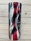 Patriotic Flag 20oz Skinny Straight Tumbler