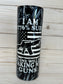 Patriotic Flag 20oz Skinny Straight Tumbler