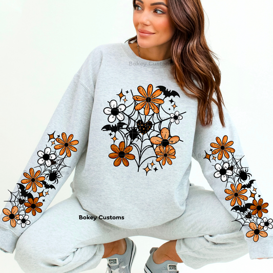 Halloween Floral Sweatshirt