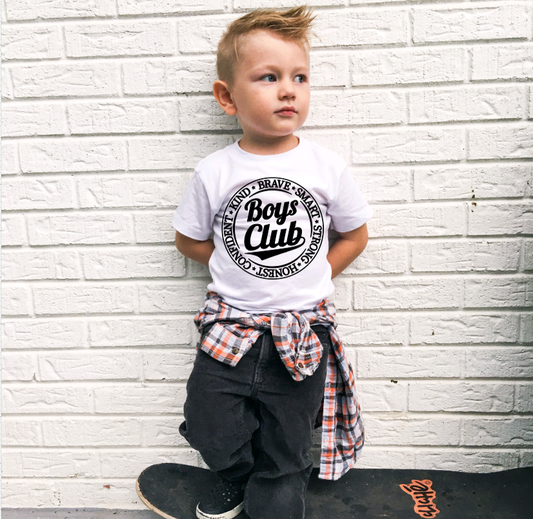 Boys Club Toddler Tee